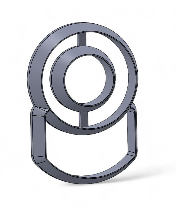 Modern Arch Circle Cutter – 3D Printable STL File (Earring / Clay Tool)